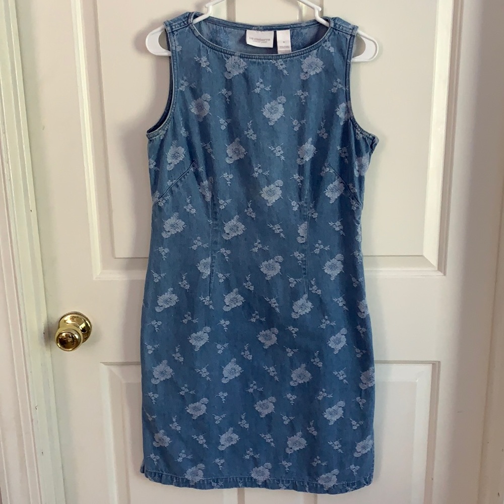 Liz Claiborne Lizwear Jeans Embroidered Jumper